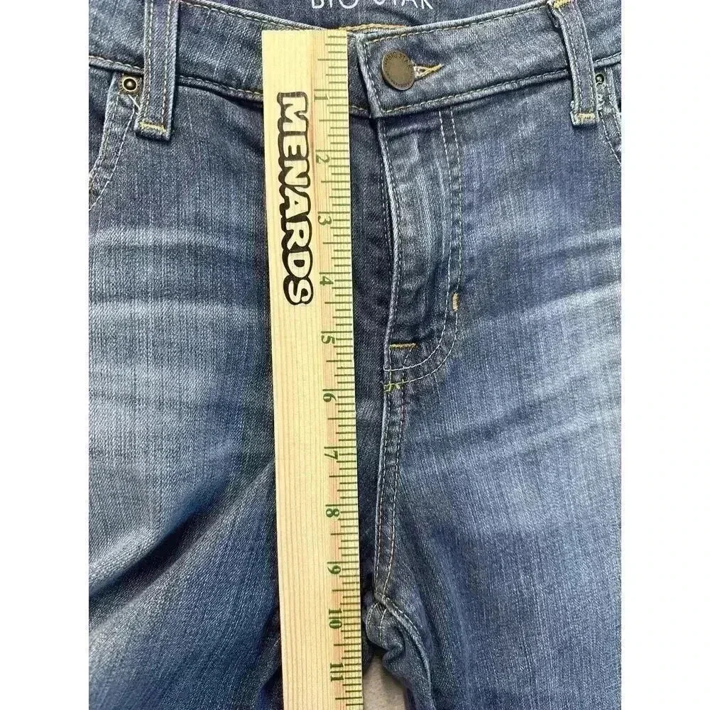 BIG STAR Women’s Size 32R Blue Medium Wash Kate Relaxed Straight Stretch Denim‎ - Picture 4 of 9